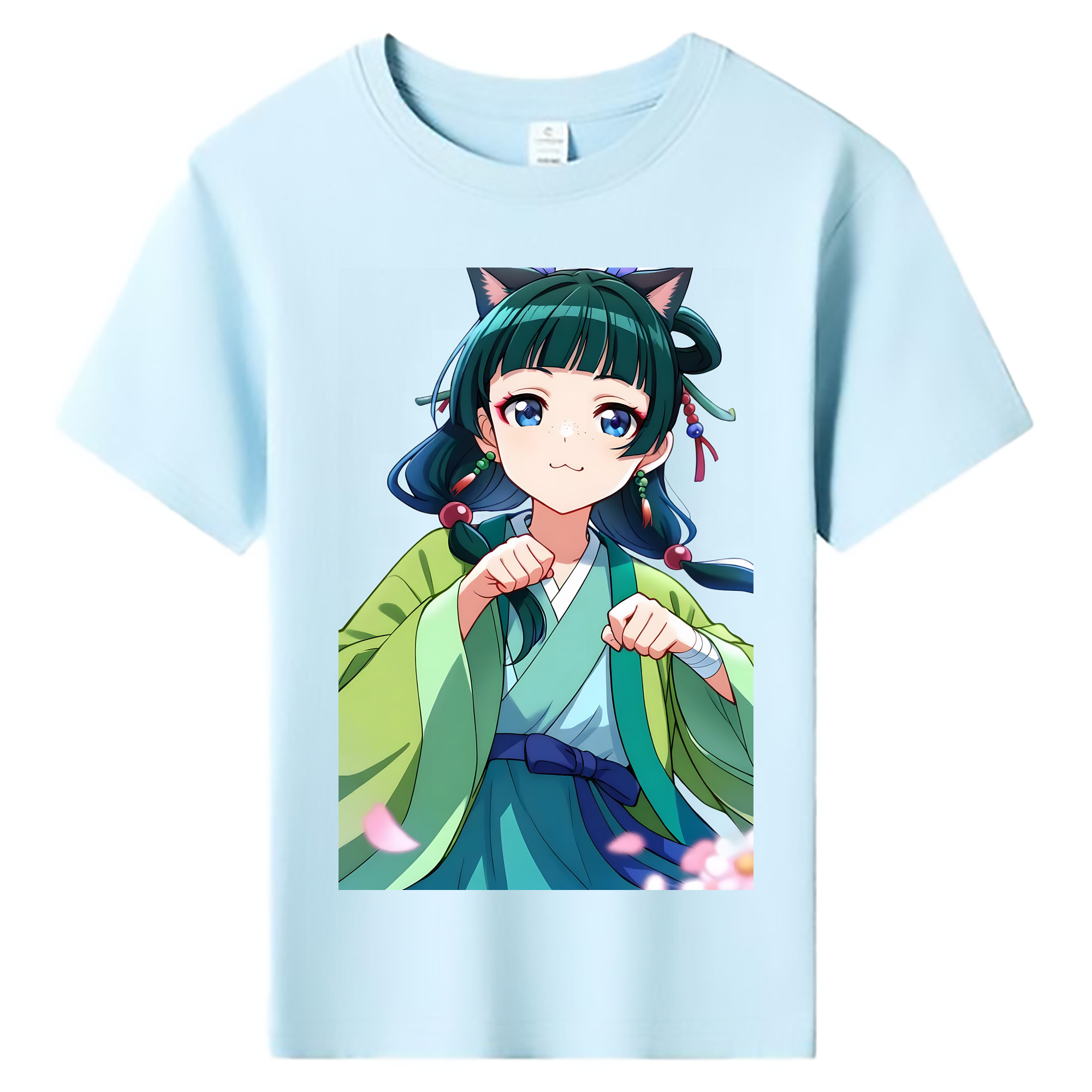 （画像用） 薬屋のひとりごと The Apothecary Diaries 綿100％キッズTシャツ（フロントプリント）